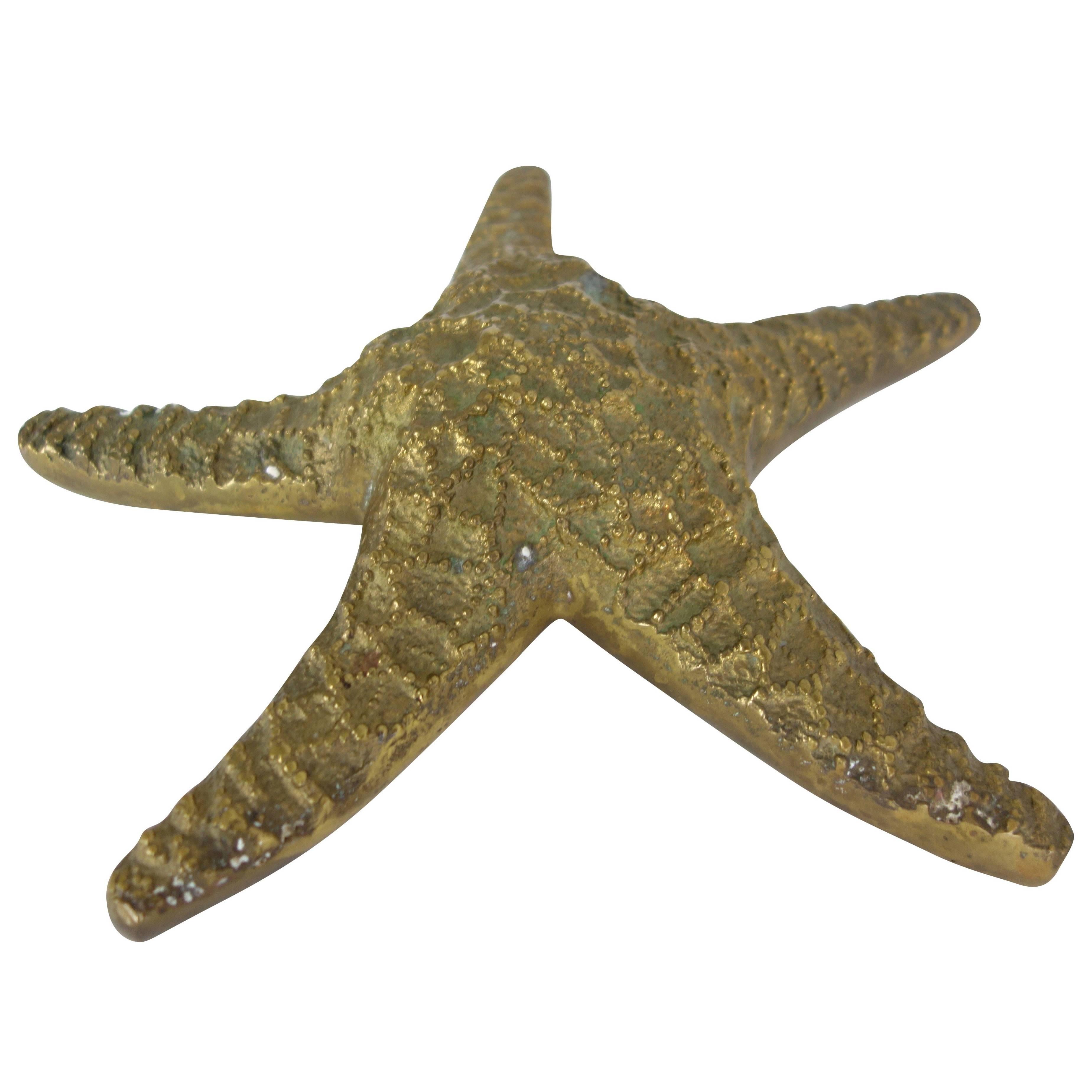 Vintage Brass Starfish