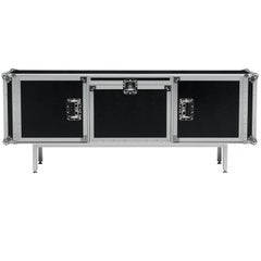 Moroso for Diesel Total Flight Case Cabinet in Extruded Aluminum and Chrome