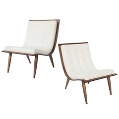 Pair of Carter Brothers Scoop Chairs