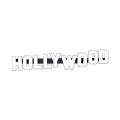 Vintage Hollywood Illuminated Sign
