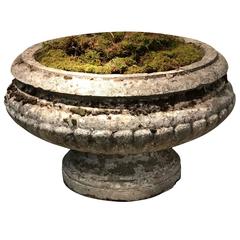 19th Century Extra-Large Stone Urn, France