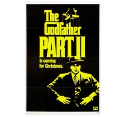 Vintage "The Godfather Part II" Film Poster, 1974