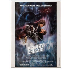Retro "The Empire Strikes Back" Film Poster, 1980