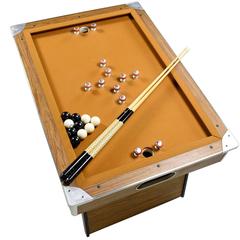 Vintage Rare 1970s Modern Bumper Pool Table with Original Felt