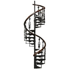 Antique Victorian Spiral Staircase Counterclockwise