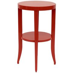 Vintage Neon Mellon Red Side Table