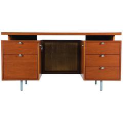 George Nelson Executive Teak Desk for Herman Miller