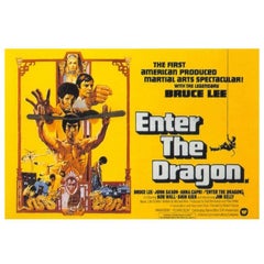 Vintage "Enter the Dragon", Film Poster, 1973