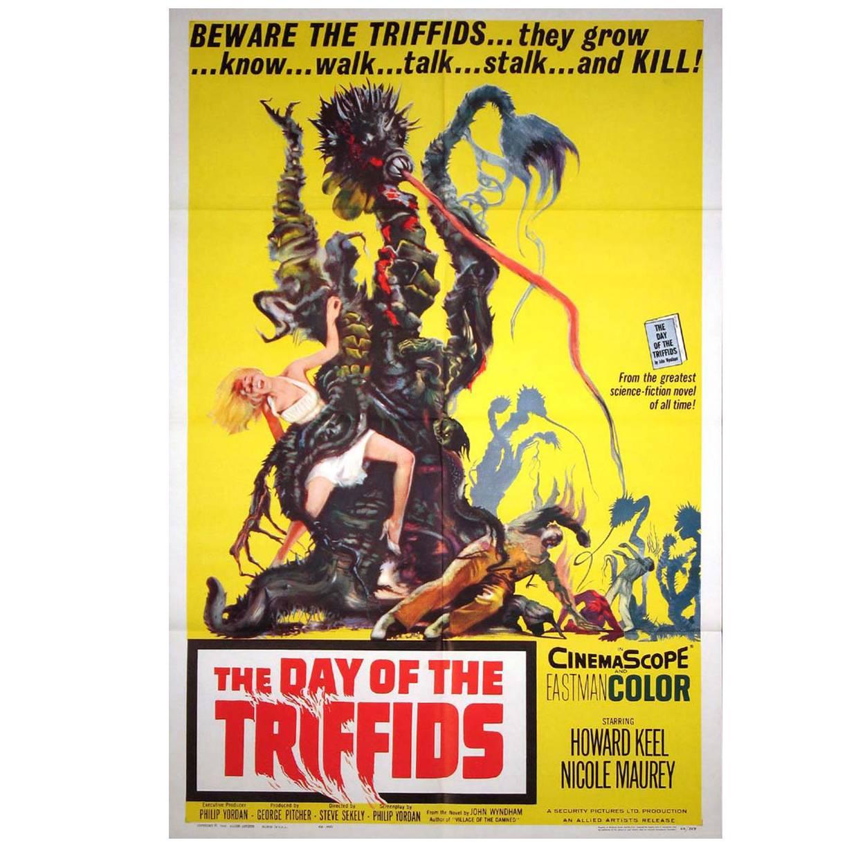 "The Day Of The Triffids" Film Poster, 1963 For Sale