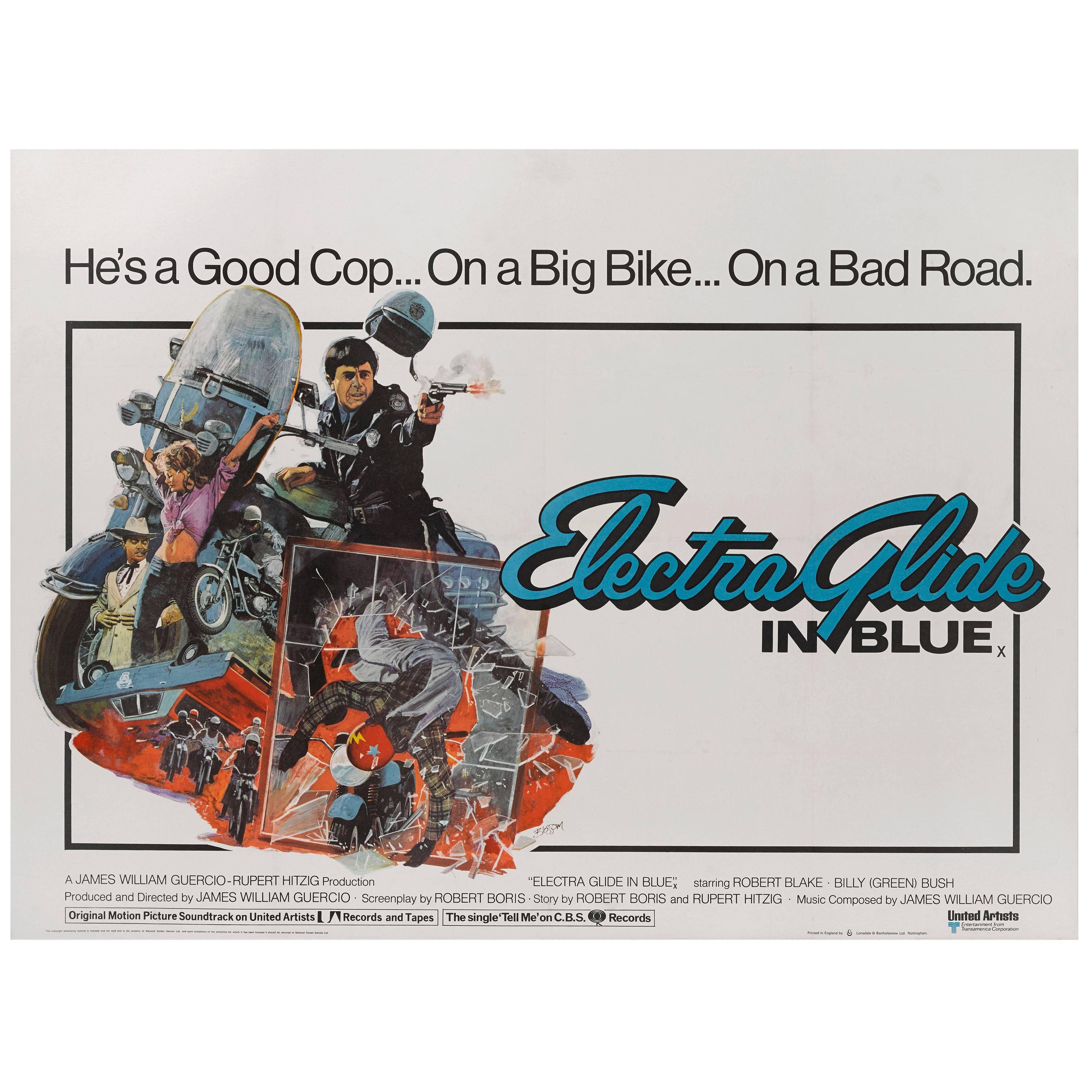 "Electra Glide in Blue" Original British Film Poster