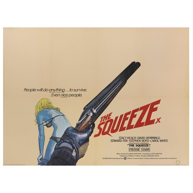 "The Squeeze" Original British Movie Poster For Sale
