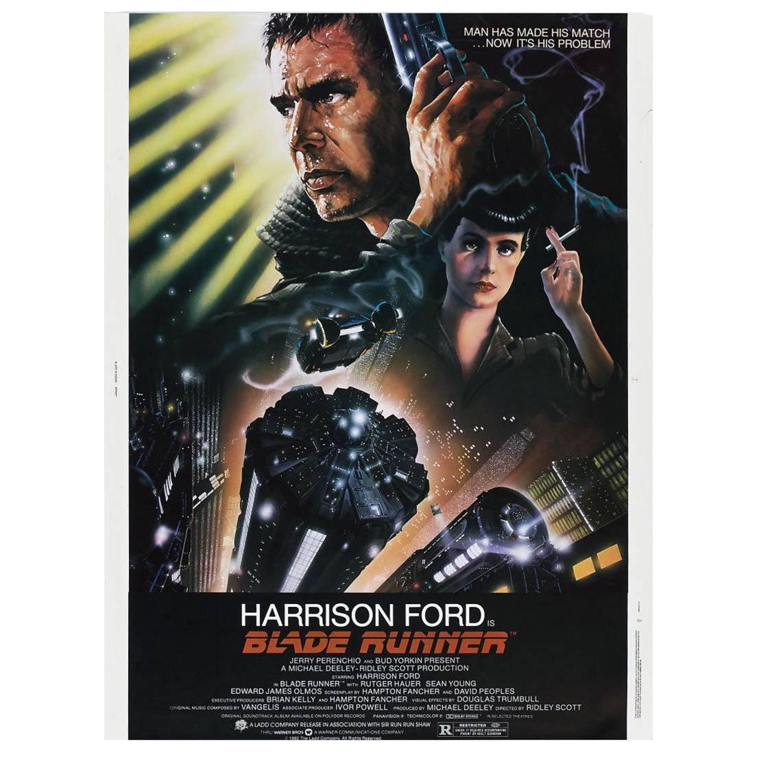 "Blade Runner" Film Poster, 1982 For Sale