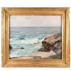 Oil on Canvas Seascape Painting by Maurice Braun