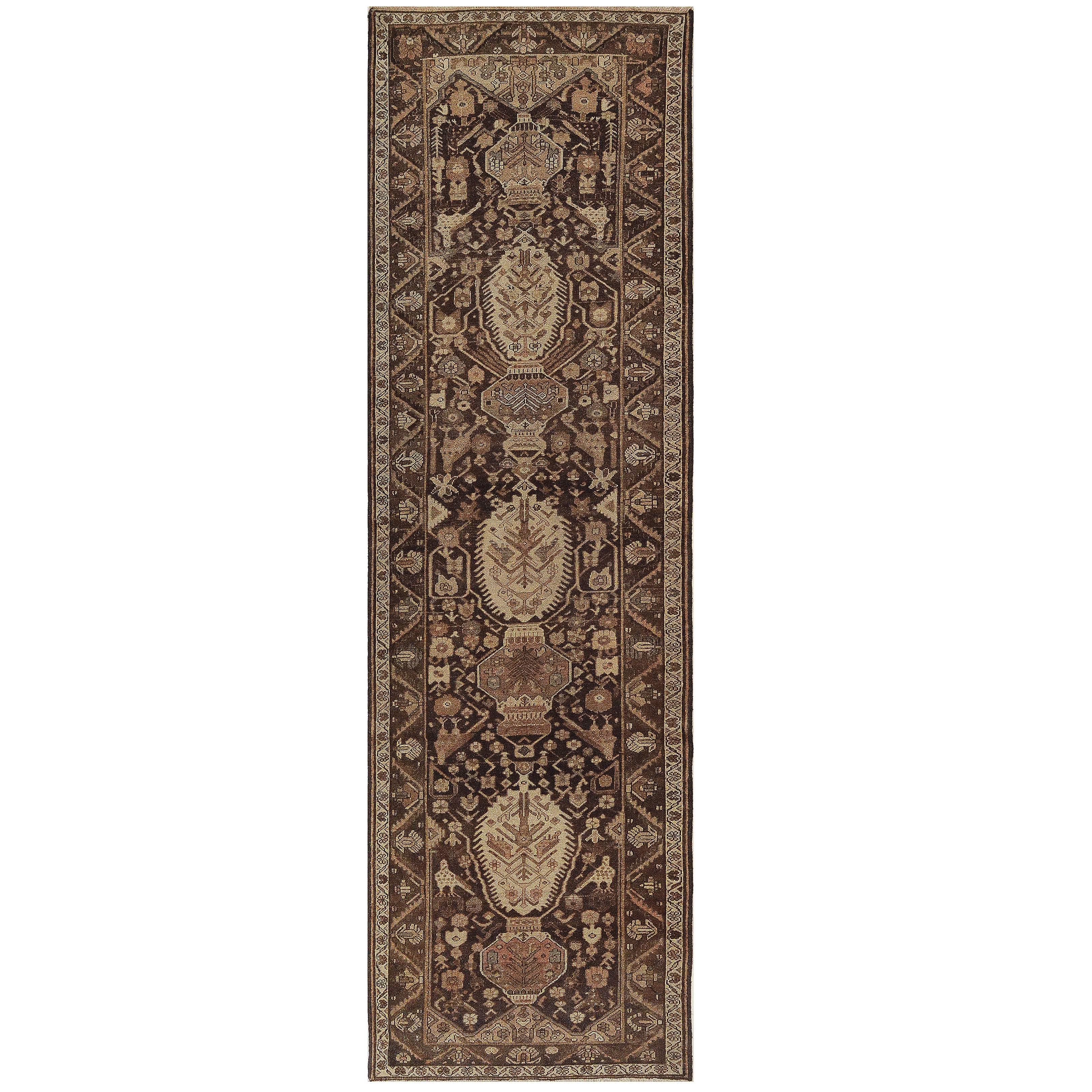Early 20th Century Bakhtiari Rug from Central Persia For Sale