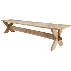 Long 19th Century Swedish Pine Refectory Dining Table
