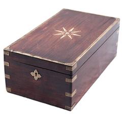 19th Century Mahogany Apothecary Box
