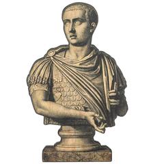 Cut-Out of a Roman Bust