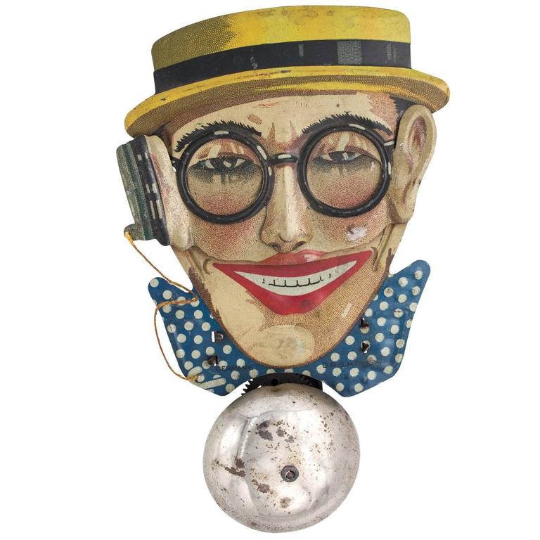 Vintage 1920’s Sparkler antique tin toy Harold Lloyd cinema