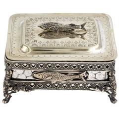 Antique Walker Hill Sardine Dish