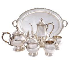 Sterling Silver Georgian Tea Set
