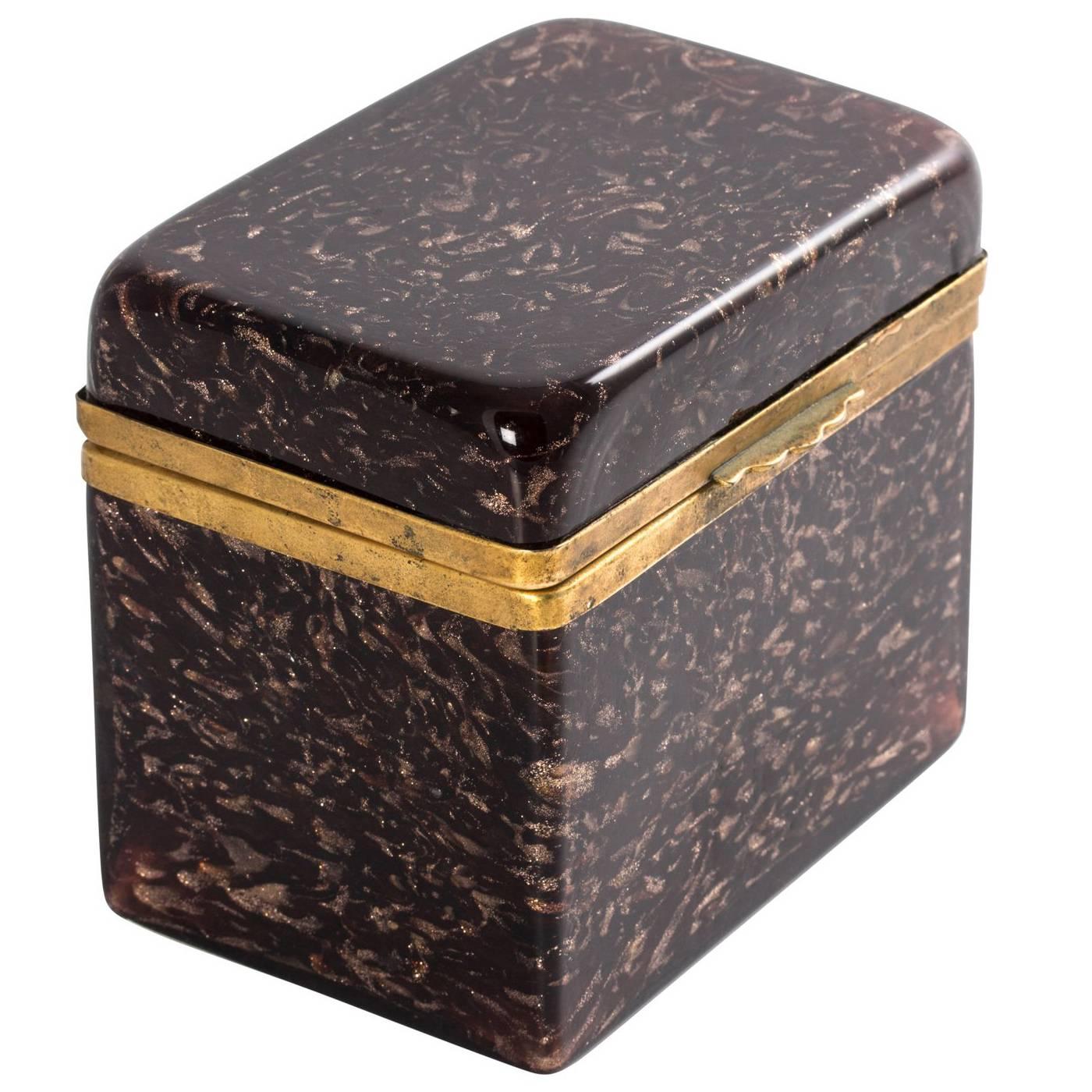 Murano Glass Hinged Box