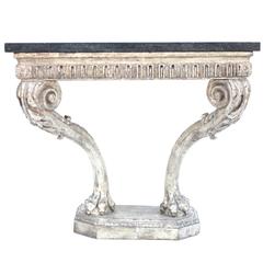 Mid-18th Century Beautiful Period Hand Carved George II Console 6
