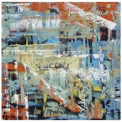 Abstract Oil Painting titled SEASONS TURN by Artist Aaron Finkbiner 1