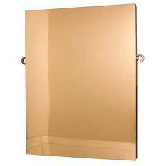 Hand Polished Contemporary Solid Brass Mirror, Simple as That