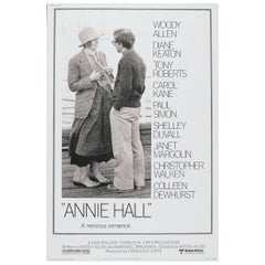 Vintage "Annie Hall" Film Poster, 1977