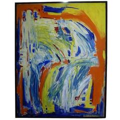 "In Motion" Colorful Abstract Painting by Bert Miripolsky 11
