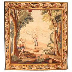 Finely Woven Antique 19th Century French Tapestry