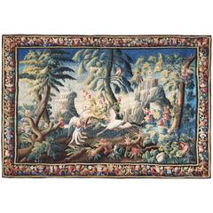 Antique Tapestry of Aubusson, 18th Century, Chinoiserie of J-B Pillement