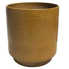 Mid-Century Modern American Ochre Glazed David Cressey Planter for A.P.