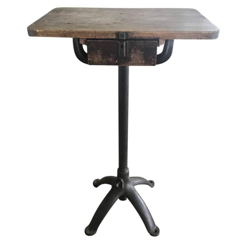 Industrial Printer's Console Table at 1stDibs