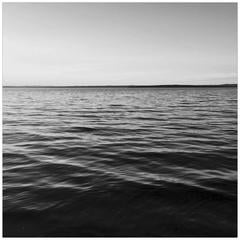 "Penobscot Bay, Maine" Black and White Water Photograph Large Scale Print