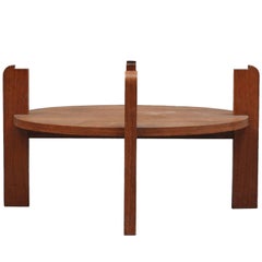 French Art Deco Gueridon Glass Top to Be Re-Made