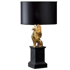 Black and Gold 'Griffon' Table Lamp 1