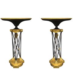 19th Century French Empire Bronze Tazza's 7