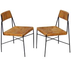 Rare Low Slung Lounge Chairs by Arthur Umanoff for Shaver Howard