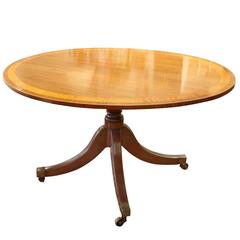 Mahogany Oval Tilt-Top Table 7