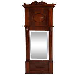 Regency Mirror with Mahogany Frame, 19th Century