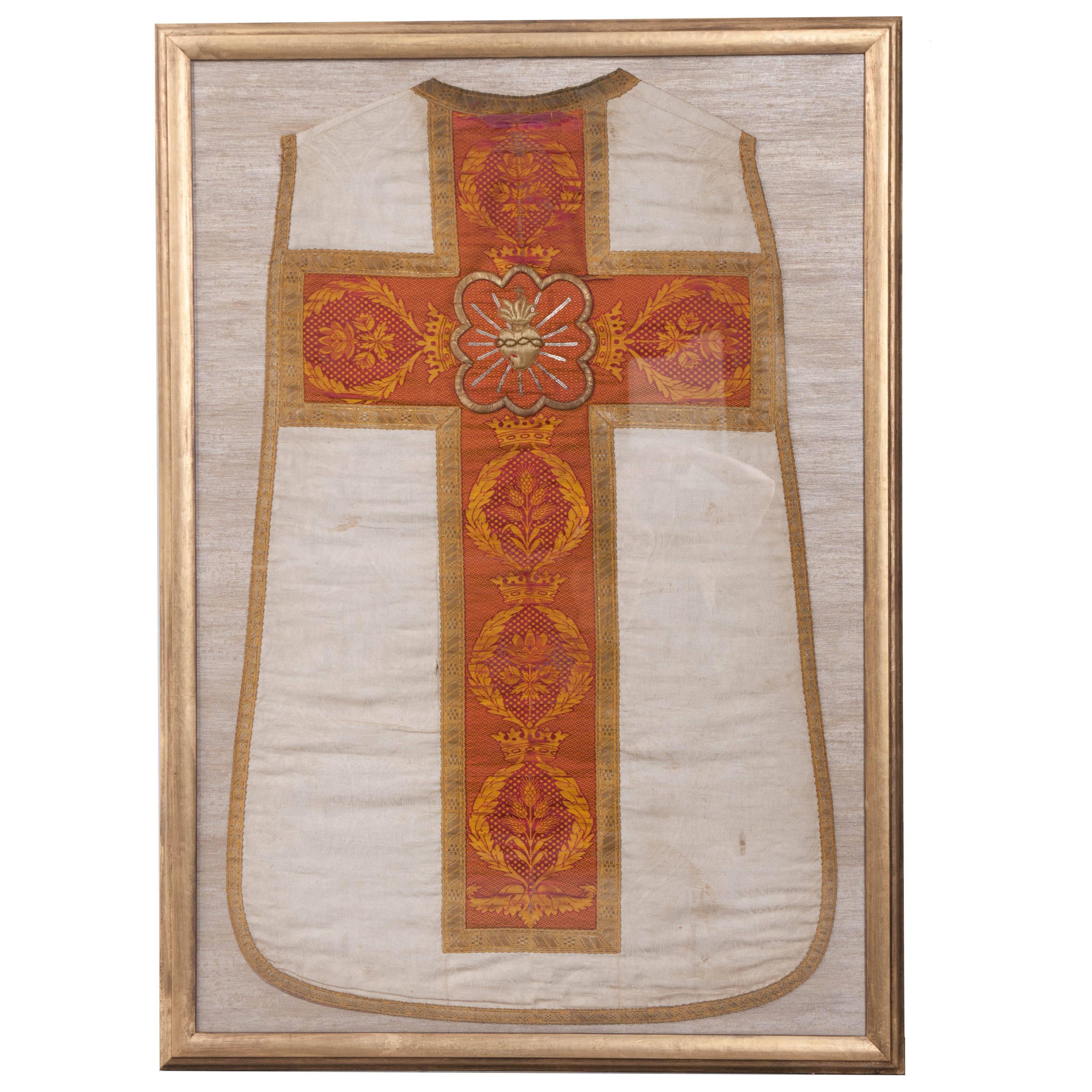 19th Century Dutch Religious Robe, Framed