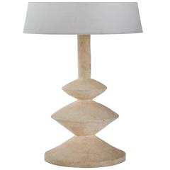 Solid Plaster Table Lamp after Giacometti