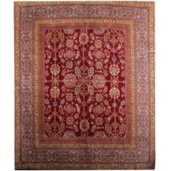 Handmade Carpet Rare Vintage Rugs, English Ax minster Art Deco Rug, Rug for Sale