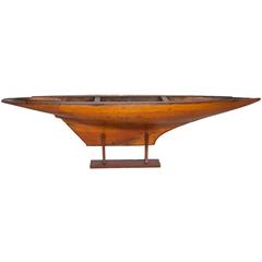 Nautical Tank Test Hull of America's Cup Defender Yacht "Ranger"