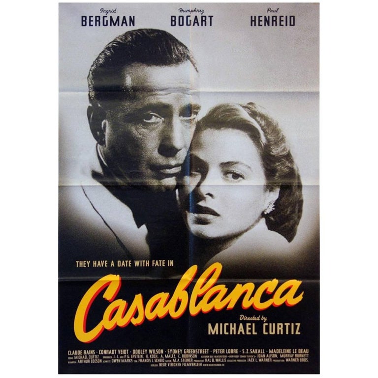 Casablanca 1942 For Sale At 1stdibs