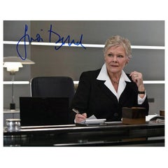 "Judi Dench Original Autograph" Photo