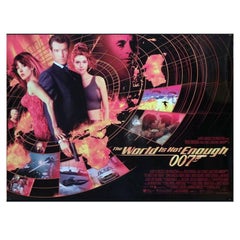 Retro "The World Is Not Enough" Film Poster, 1999