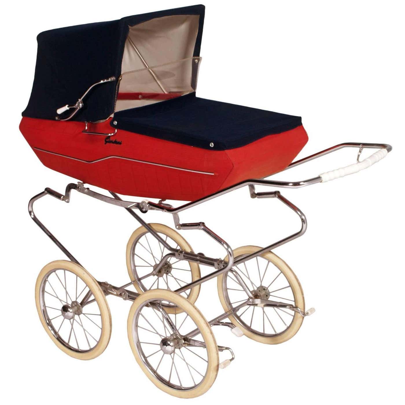 1950s Mid-Century Modern Italian Baby Carriage Pram Stroller by ...