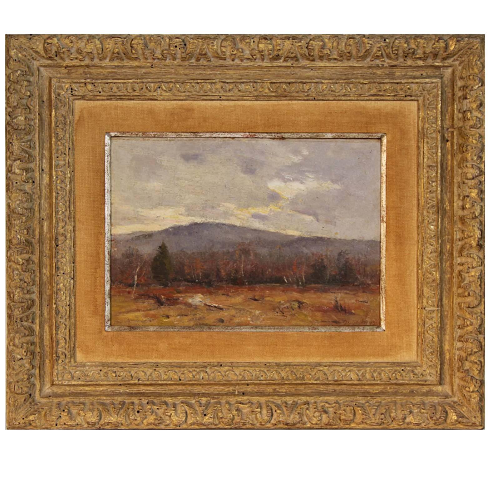 Antique Museum Painting by Guy C. Wiggins For Sale